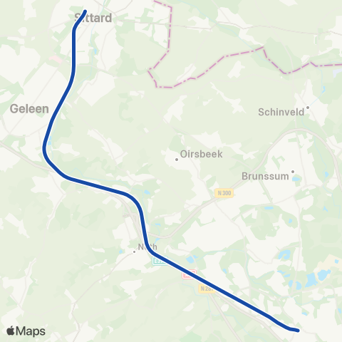 Arriva Heerlen - Sittard map