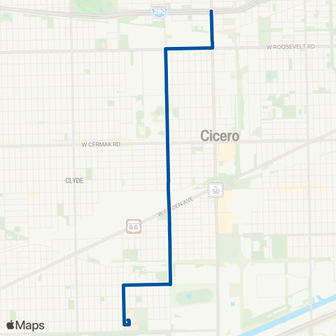 Pace Laramie Avenue map