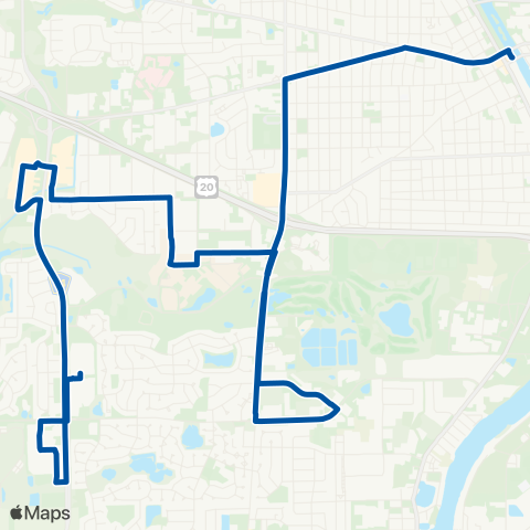 Pace South Randall map