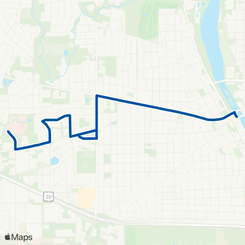 Pace Highland map