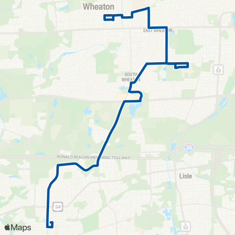 Pace College of DuPage-Naperville-Wheaton map