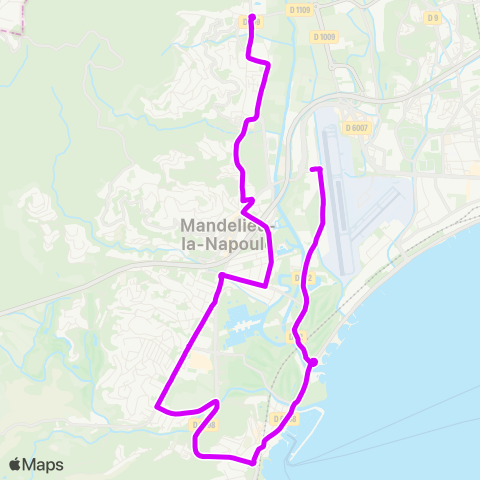 Palmbus CES Mimosas - Canardière - Tassigny map