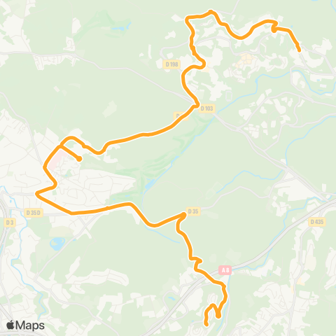 Palmbus Mougins le Haut - Pl. des Arcades - Sophia Antipolis - Collège de l'Eganaude map