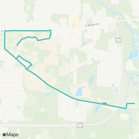 PARTA Summit East / Front Campus map