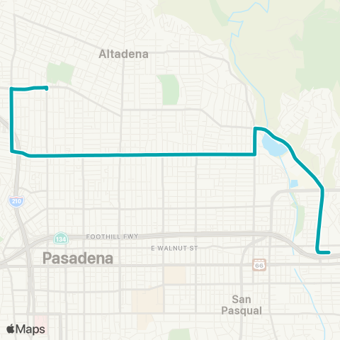 Pasadena Transit NW Pasadena - New York - SMV Station map