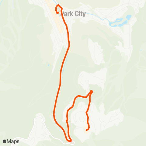 Park City Transit Orange map