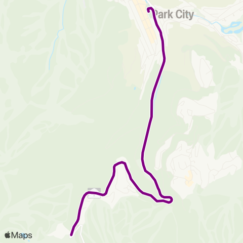 Park City Transit Purple map