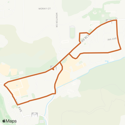 Park City Transit Eccles / Walgreens / Fresh Market / Prospector map