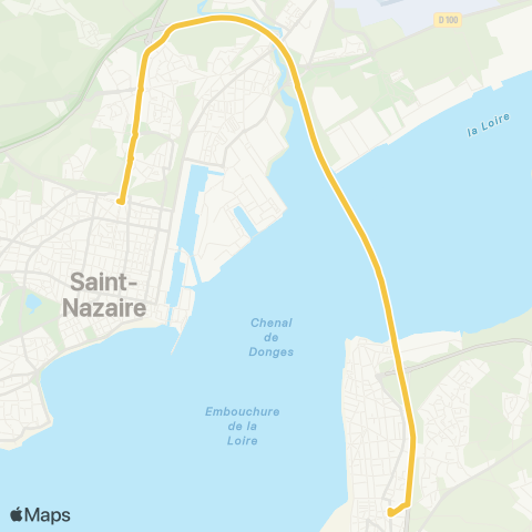 Aléop Loire-Atlantique Saint Brévin - Saint Nazaire map