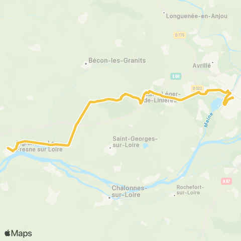 Aléop Maine-et-Loire Angers - St-Augustin-des-Bois - Ingrandes map