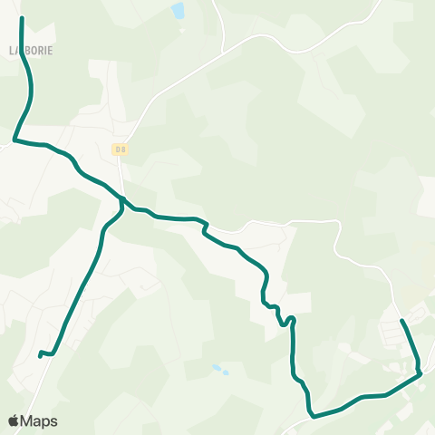 Péribus Ligne R3 map