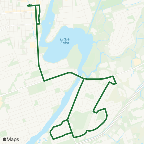 Peterborough Transit Otonabee map