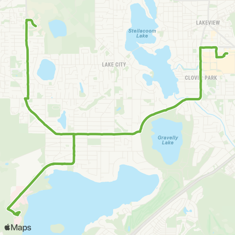 Pierce Transit Washington map