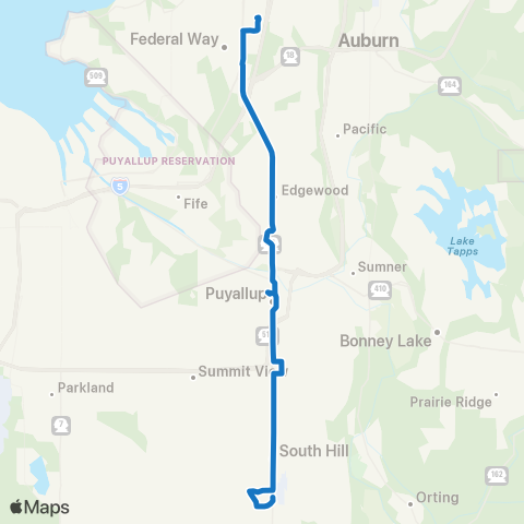 Pierce Transit Meridian map