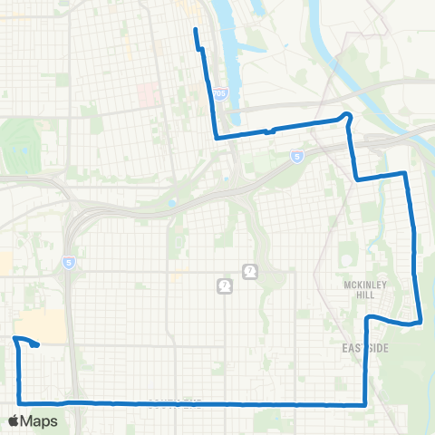 Pierce Transit S 56th St / Salishan map