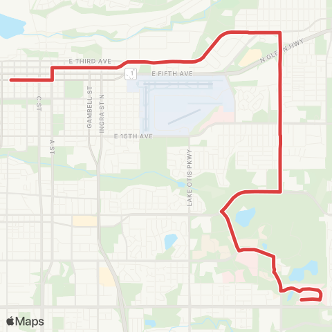 People Mover Mountain View map