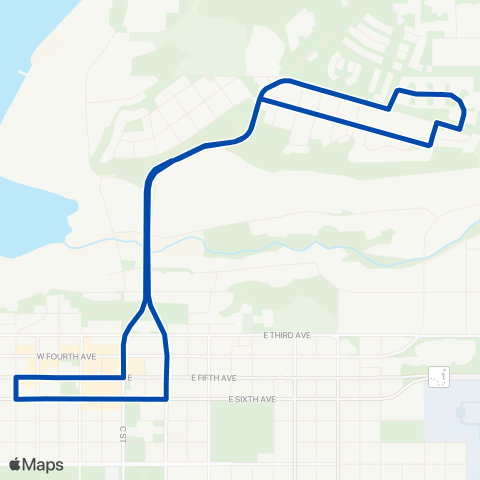 People Mover Government Hill map