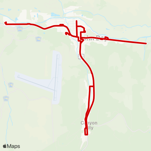 Grant County People Mover JD / CC Loop map