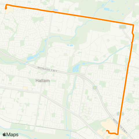 Others Endeavour Hills SC - Fountain Gate SC map