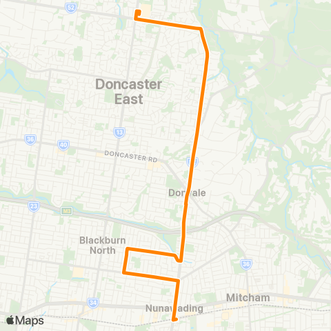 Others The Pines SC - Nunawading Station map