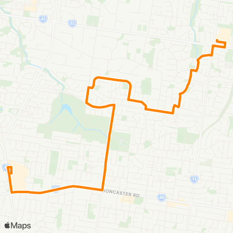 Others The Pines SC - Doncaster SC map