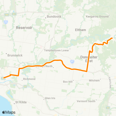 Others Warrandyte - City (King / Lonsdale Sts) map