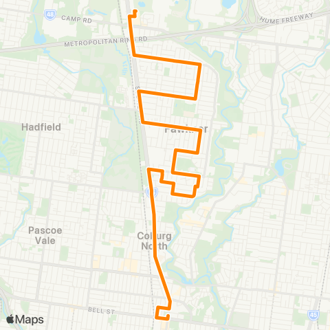 Others Coburg - Campbellfield map