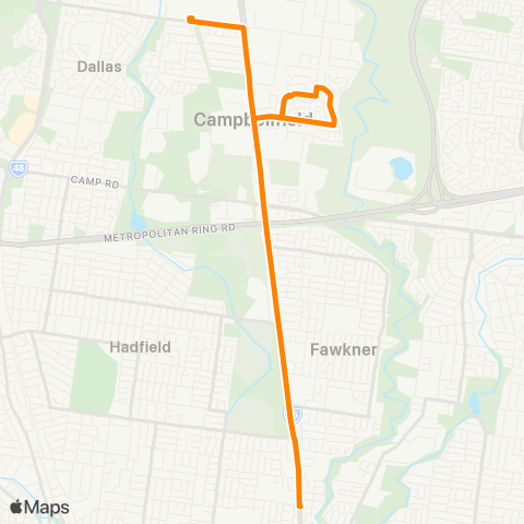 Others North Coburg - Upfield Station map