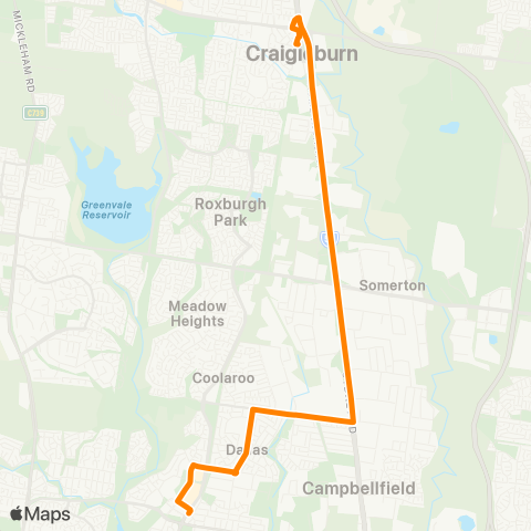 Others Broadmeadows - Craigieburn map