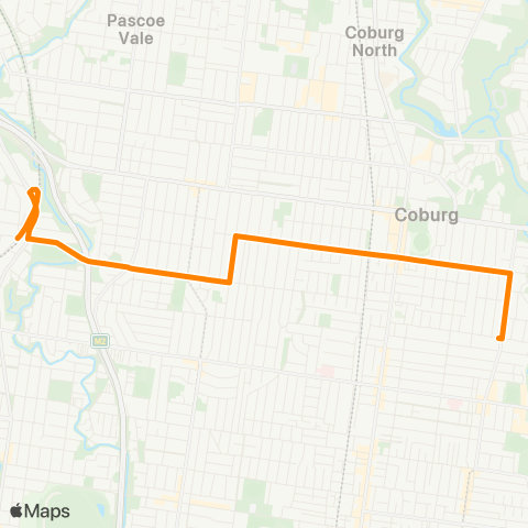 Others East Coburg - Strathmore Station map