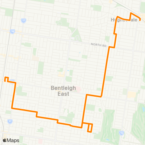 Others Bentleigh - Oakleigh map