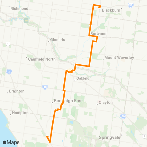 Others Box Hill - Southland SC map