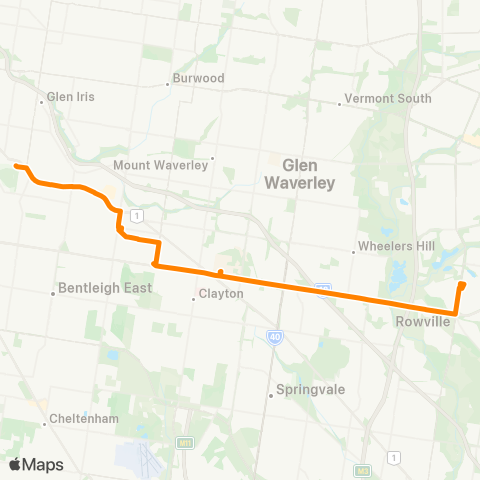 Others Stud Park SC - Caulfield map