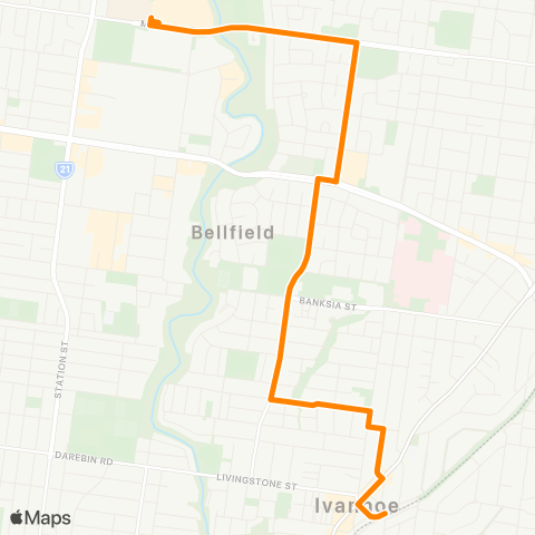 Others Ivanhoe - Northland SC map