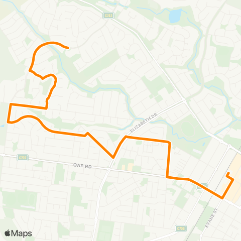 Others Mount Lion - Sunbury map