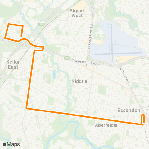 Others Keilor Park - Essendon Station map