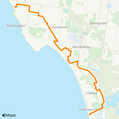 Others Carrum - Hampton map