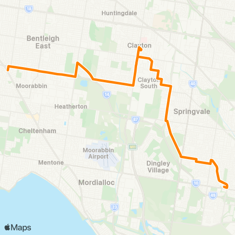 Others Keysborough - Moorabbin map