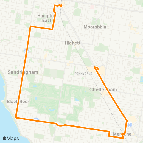 Others Southland SC - Moorabbin map