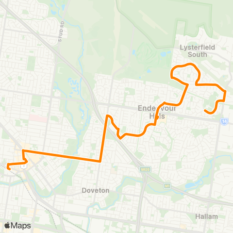 Others Mossgiel Park - Dandenong map