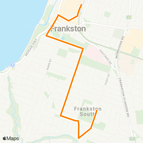 Others Delacombe Park - Frankston map