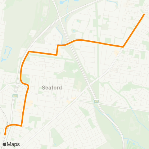 Others Carrum Downs - Kananook Station map