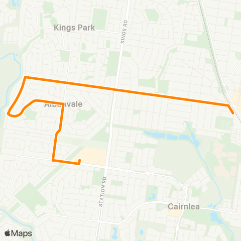 Others Brimbank Central SC - St Albans Station map