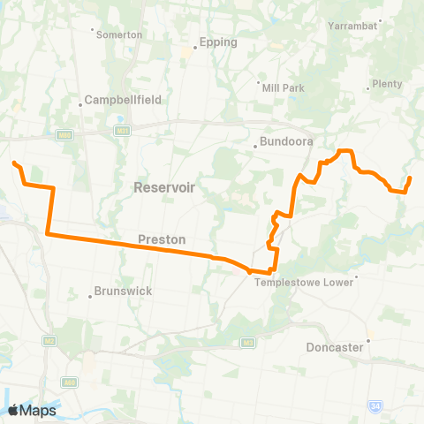 Others Eltham - Glenroy map