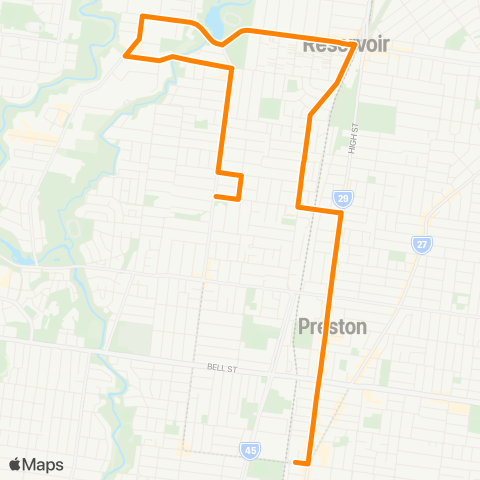 Others West Preston - Preston map