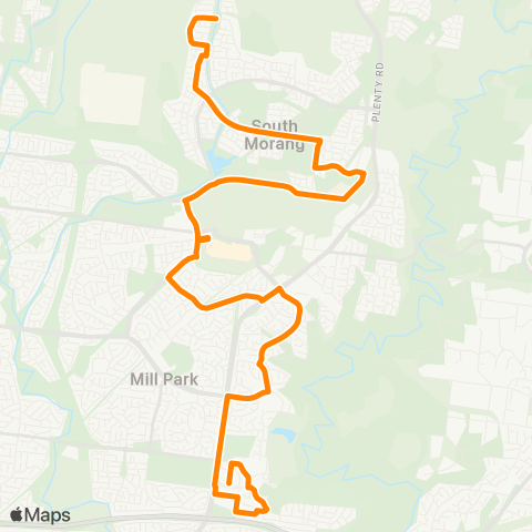 Others Palisades - University Hill map