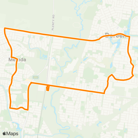 Others Mernda Station map