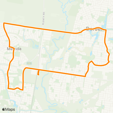 Others Mernda Station map