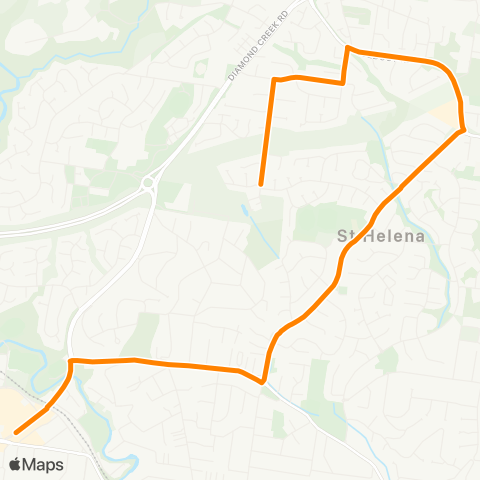 Others St Helena West - Greensborough map