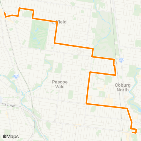 Others Coburg - Glenroy map